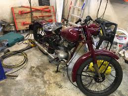 Image result for Red 1951 Motorcycle