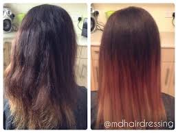 Lc's hair color is a creative take on a traditional ombré. Md Hairdressing On Twitter Before And After We Fixed A Dip Dye Gone Wrong Have You Ever Had A Hair Disaster Hair Ombre Fix Http T Co O11xlov6wo