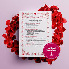 Sexy Schnitzeljagd für Paare - Etsy.de