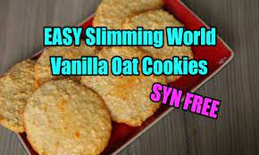 Easy Slimming World Vanilla Oat Cookies Syn Free Simple Slimming World Recipes