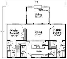 15 Duel Master Suites Homes Ideas House Floor Plans How To Plan Floor Plans