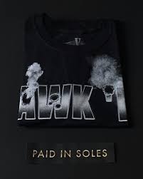 Hawk em pop smoke vlone hoodie size l. Pop Smoke X Vlone Hawk Em Tee Black Sold Out Paid In Soles