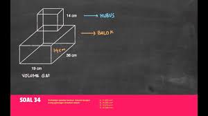 Rumus bangun ruang untuk semua bangun ruang adalah luas alas x tinggi, luas alas dapat bergantung pada bentuknya seperti persegi untuk kubus, panjang dan lebar untuk balok dan sebagainya. Belajar Menghitung Volume Dari Gabungan Balok Dan Kubus Youtube