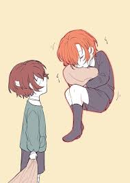 aww dazai wants to take a nap beside chuuya イラスト 中原中也 太宰治 中原中也