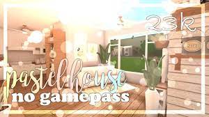 Jan 19 2020 bloxburg plant aesthetic bedroom 26k ideas to design your. Bloxburg Tiny Pastel Home No Gamepasses 23k Youtube Pastel House Unique House Design Build A House Game