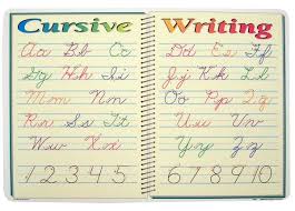 Cursive Writing Placemat M Ruskin Company 032682