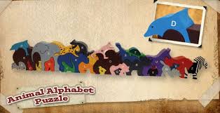 Wooden Animal Alphabet Puzzle Wooden Alphabet Puzzle Green Toys Wood Puzzles