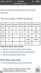 shoe width chart shoe size chart chart size chart