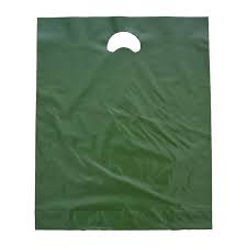 Harrods Green Printed Polythene Carrier Bags