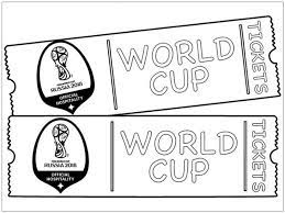 Discover all our printable coloring pages for adults, to print or download for free ! Tickets Of World Cup 2018 Coloring Page Free Printable Coloring Pages For Kids