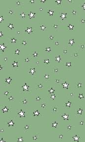 Green Phone Background With Stars Iphone Wallpaper Green Dark Green Aesthetic Green Aesthetic