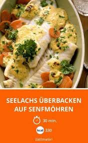 Seelachs Uberbacken Auf Senfmohren Rezept Seelachsfilet Rezept Fisch Zubereiten Rezepte