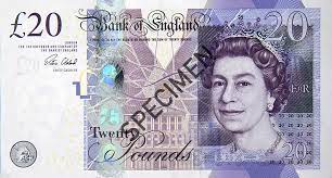Do you have a bank of england 20. Paper 20 Note Bank Of England