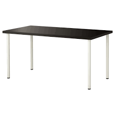 Linnmon Adils Table Black Brown White Find It Here Ikea Ikea Classic Office Furniture White Table Legs