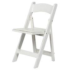 Portable folding tables and chairs at lowe's. Csp R 101 Wh Folding Chair W Vinyl Padded Seat 1 000 Lb Capacity Max Resin White