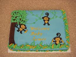 Monkey Baby Shower Cake Cakecentral Com