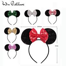 The set includes everything she'll need to style herself. Baby Headbands Minnie Mouse Ears Hairband With Sequin Hair Bows For Kids Girls Cute Bling Bow Headband Hair Hoop Hair Accessorie Hair Accessories Aliexpress