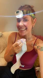 4 nights work, at 2-3 hours a night. Had a new lamp. And it works a treat.  No more wearing a head torch or struggling to see. Definitely not a fast  stitcher. Xx