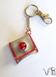 Porte Jeton Simili Cuir Porte Clefs Bijou De Sac Perles Avec Images Porte Clef Bijoux De Sac Jeton
