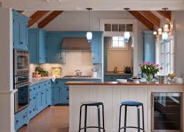 blue kitchen cabinets 2014