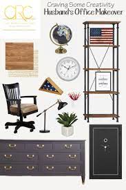 Masculine Office Makeover Male Office Decor Home Office Design Office Makeover