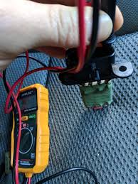 Testing the blower motor's resistor in this first test, we're gonna' check the resistance of the resistor inside the blower motor's power transistor with a multimeter in ohms ( ω ) mode. Resistor Blower Motor Or Wiring What S Going On Tacoma World