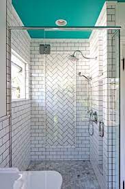Rooms that are smaller or have lower ceilings benefit from lighter colored ceilings. 6 Paint Colors That Make A Splash On Ceilings Bathrooms Remodel Bathroom Design Small Bathroom