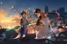 Posts that primarily reference other games or topics will be moderated on a. Hd Wallpaper Genshin Impact Xiao Genshin Impact Lumine Genshin Impact Wallpaper Flare