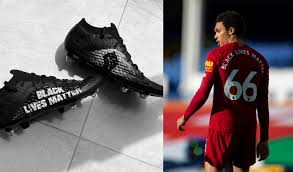 And with the starting whistle kicking off both fixtures, everyone on the field. A Charity Auction To Be Held For Alexander Arnold S Black Lives Matter Boots