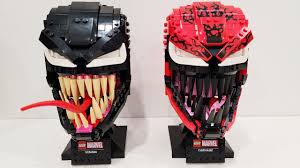 Lego carnage minifigure sh541 from super heroes set 76113. Lego Carnage Review Venom Comparison Youtube