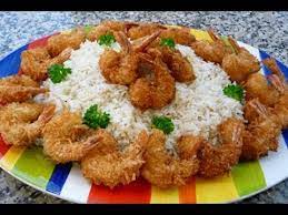 Los camarones limpios y sin cabeza, conservar la cola. Camarones Empanizados Con Coco Rallado Receta Facil How To Coconut Shrimp Youtube