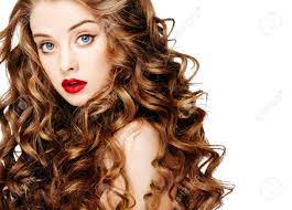 Beautiful girls, with curly hair ( Beautiful People Curly Hair Red Lipsq Fashion Girl With Healthy Stock Photo Picture And Royalty Free Image Image 78784287