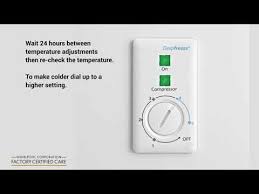 Black And Decker Mini Fridge Reset Button How To Use The Control On Your Chest Freezer Youtube