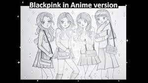 Pinterest peachypakpak fanartdrawing fan art drawing. Black Pink Speed Drawing Anime Version Youtube