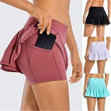 Maybe you would like to learn more about one of these? Wispr Women S Athletic Tennis Golf Skirts Mid Waisted Pleated Shorts With Pocket Walmart Com Walmart Com