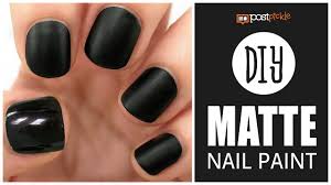 What kind of nail polish has a matte finish? Diy Matte Your Glossy Nail Polish Youtube