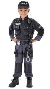 Every Child Can Join An Elite Team Of First Responders In This Authentic Looking Swat Team Costume Complete With Swat Team Costume Team Costumes Swat Costume