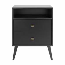 A pair of taller nightstands that work with today's pillow top mattress but still have that vintage feel. 28 30 In Nightstands Hayneedle