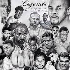 Boxing Legends … | Boxing posters, Boxing history, Kickboxing