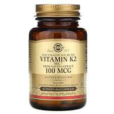 The capsule are vegetarian friendly, and delivers a small amount of calcium as well. Solgar Naturally Sourced Vitamin K2 100 Mcg 50 Vegetable Capsules Iherb