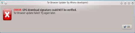 We did not find results for: Tor Can T Be Installed On Whonix Gpg Download Signature Could Not Be Verified Tor Stack Exchange