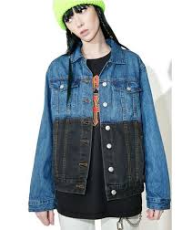 Half Black And Blue Denim Jacket Black N Blue Denim Jacket Denim Jacket Blue Denim Jacket Denim