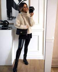 10 Ways To Style The Faux Leather Leggings From The Nsale Mia Mia Mine Outfits With Leggings Leather Leggings Outfit Leggings Outfit Fall