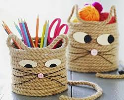 Stiftehalter Selber Machen Einfache Anleitungen Und Viele Originelle Bastelideen Stiftehalter Basteln Basteln Mit Jute Basteln