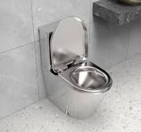 Concealed Cistern In-Wall Mounted Toilet with Stainless Steel and Plastic  Panel Modern Design 6L Flush 3-Year Warranty