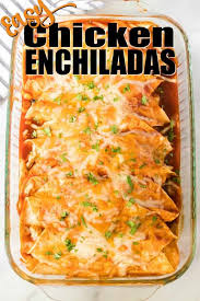 The Best Chicken Enchiladas Princess Pinky Girl Easy Chicken Enchilada Recipe Chicken Enchiladas Easy Mexican Food Recipes