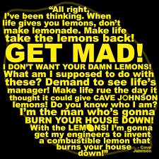 Lemon Quote Cave Johnson Portal 2 Portal Memes Portal Game Life