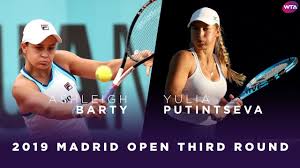 The latest tennis stats including head to head stats for at matchstat.com. Ashleigh Barty Vs Yulia Putintseva 2019 Madrid Open Third Round Wta Highlights Youtube