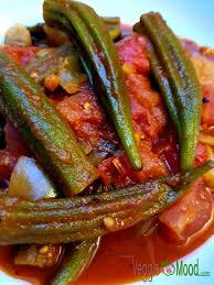 Veggiemood Rougail Aux Gombos En 2020 Gombo Rougail Puree Patate Douce