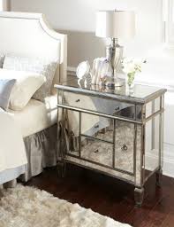 Bedside tables in gold become the instant focal points in contemporary bedrooms, where it is white and gray that generally shape a neutral backdrop. 10 Classy Mirrored Bedside Table Designs Rilane We Aspire To Inspire Bedside Table Design Mirrored Nightstand Home